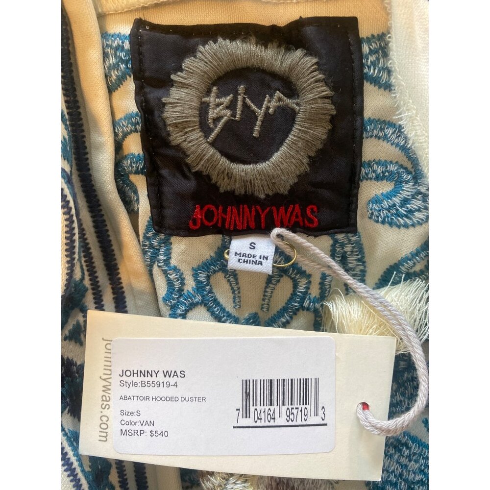 NWT Johnny Was Hooded Duster Embroidered Open Cardigan Small MSRP$540 Rare! HTF - Picture 9 of 17